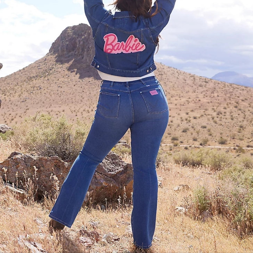 NWT Wrangler x Barbie High Waisted Boot Cut Jeans